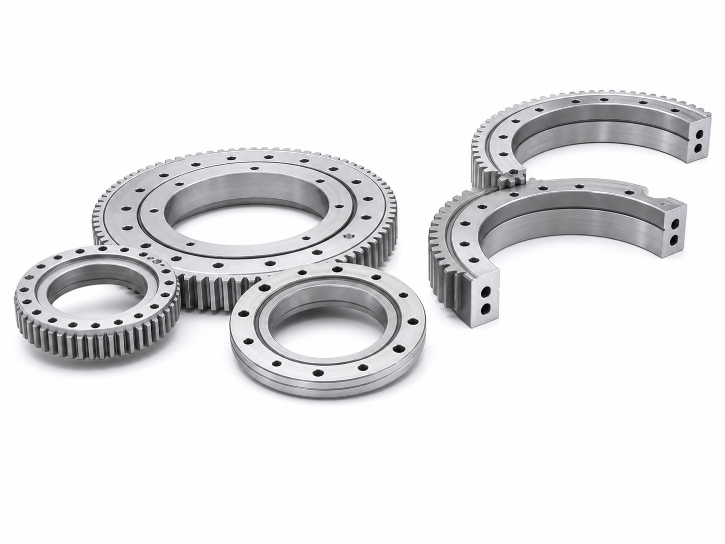 Range of slewing ring components